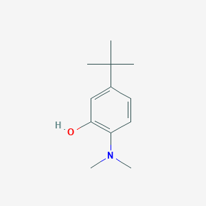 molecular formula C12H19NO B14842005 5-Tert-butyl-2-(dimethylamino)phenol 