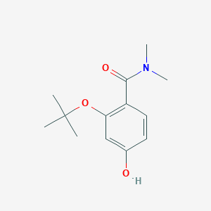 2-Tert-butoxy-4-hydroxy-N,N-dimethylbenzamide