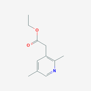 molecular formula C11H15NO2 B14842028 Ethyl (2,5-dimethylpyridin-3-YL)acetate 