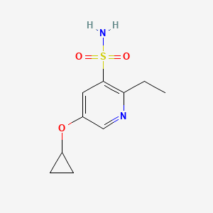 5-Cyclopropoxy-2-ethylpyridine-3-sulfonamide