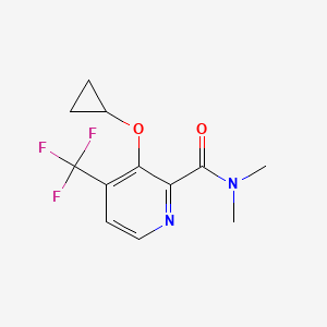 3-Cyclopropoxy-N,N-dimethyl-4-(trifluoromethyl)picolinamide