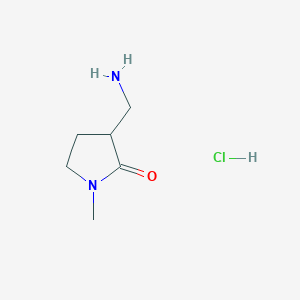 3-(Aminomethyl)-1-methylpyrrolidin-2-one hydrochloride