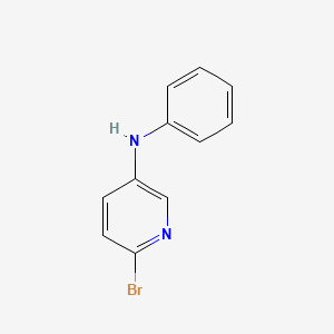 molecular formula C11H9BrN2 B14842056 6-Bromo-N-phenylpyridin-3-amine 