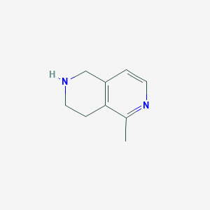 molecular formula C9H12N2 B14842098 5-Methyl-1,2,3,4-tetrahydro-2,6-naphthyridine 