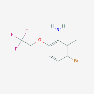 3-Bromo-2-methyl-6-(2,2,2-trifluoroethoxy)-phenylamine