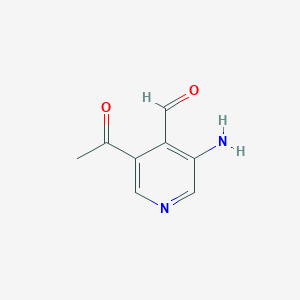 3-Acetyl-5-aminoisonicotinaldehyde