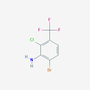 6-Bromo-2-chloro-3-(trifluoromethyl)aniline