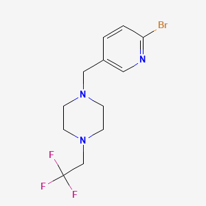 1-(6-Bromopyridin-3-ylmethyl)-4-(2,2,2-trifluoroethyl)piperazine