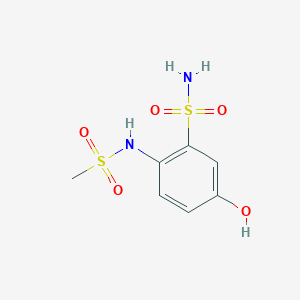 5-Hydroxy-2-(methylsulfonamido)benzenesulfonamide