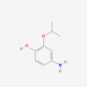 molecular formula C9H13NO2 B14842198 4-Amino-2-isopropoxyphenol 