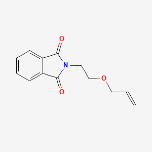 molecular formula C13H13NO3 B1484220 2-(2-烯丙氧基乙基)异吲哚-1,3-二酮 CAS No. 2168645-31-4