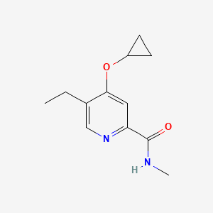 4-Cyclopropoxy-5-ethyl-N-methylpicolinamide