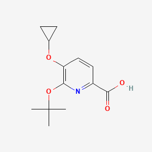 6-Tert-butoxy-5-cyclopropoxypicolinic acid