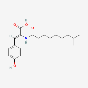 molecular formula C19H27NO4 B1484224 Thalassotalic acid B CAS No. 1867136-49-9
