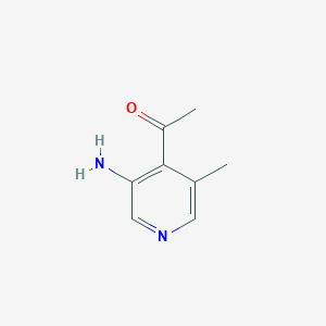 1-(3-Amino-5-methylpyridin-4-YL)ethanone