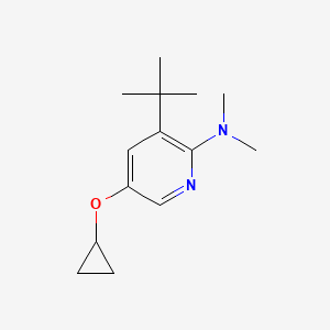 3-Tert-butyl-5-cyclopropoxy-N,N-dimethylpyridin-2-amine