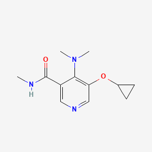 5-Cyclopropoxy-4-(dimethylamino)-N-methylnicotinamide