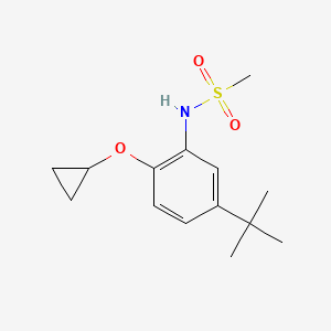 N-(5-Tert-butyl-2-cyclopropoxyphenyl)methanesulfonamide