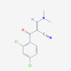 B148423 2-[(Dimethylamino)methylene]-3-oxo-3-(2,4-dichlorophenyl)propanenitrile CAS No. 138716-56-0