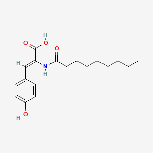 molecular formula C18H25NO4 B1484230 Thalassotalic acid C CAS No. 1867136-50-2