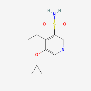 5-Cyclopropoxy-4-ethylpyridine-3-sulfonamide