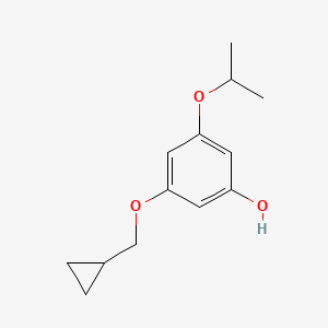 3-(Cyclopropylmethoxy)-5-isopropoxyphenol