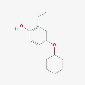 4-(Cyclohexyloxy)-2-ethylphenol