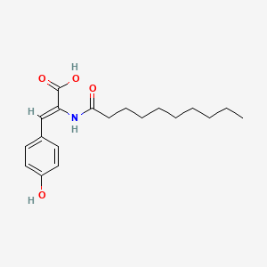 molecular formula C19H27NO4 B1484242 Thalassotalic acid A CAS No. 1867136-48-8