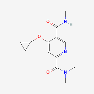 4-Cyclopropoxy-N2,N2,N5-trimethylpyridine-2,5-dicarboxamide