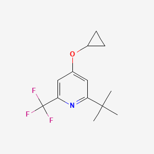 2-Tert-butyl-4-cyclopropoxy-6-(trifluoromethyl)pyridine