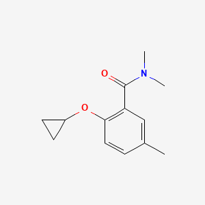 2-Cyclopropoxy-N,N,5-trimethylbenzamide