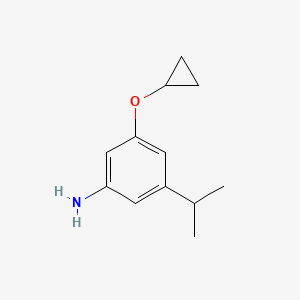 3-Cyclopropoxy-5-isopropylaniline