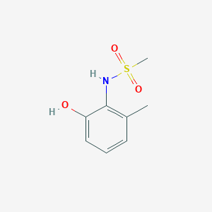 molecular formula C8H11NO3S B14842493 N-(2-Hydroxy-6-methylphenyl)methanesulfonamide 