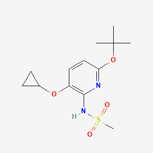 N-(6-Tert-butoxy-3-cyclopropoxypyridin-2-YL)methanesulfonamide