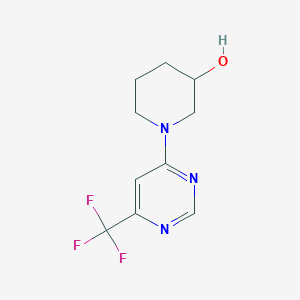 1-[6-(Trifluoromethyl)pyrimidin-4-yl]piperidin-3-ol