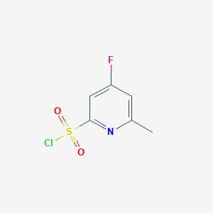 4-Fluoro-6-methylpyridine-2-sulfonyl chloride