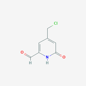 4-(Chloromethyl)-6-hydroxypyridine-2-carbaldehyde