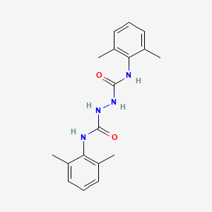 molecular formula C18H22N4O2 B1484260 N1,N2-Bis(2,6-dimethylphenyl)-1,2-hydrazinedicarboxamide CAS No. 2206264-94-8