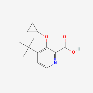 4-Tert-butyl-3-cyclopropoxypicolinic acid