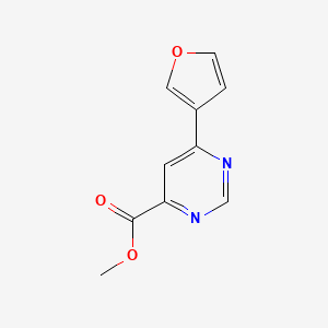 Methyl 6-(furan-3-yl)pyrimidine-4-carboxylate