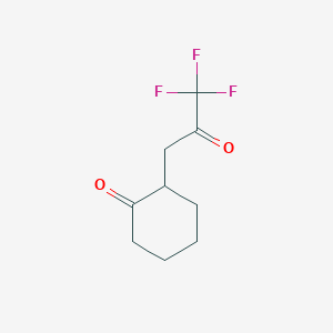 2-(3,3,3-Trifluoro-2-oxopropyl)cyclohexanone