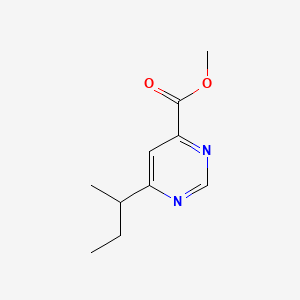 Methyl 6-(butan-2-yl)pyrimidine-4-carboxylate