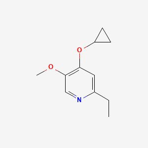 4-Cyclopropoxy-2-ethyl-5-methoxypyridine