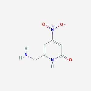 6-(Aminomethyl)-4-nitropyridin-2-OL