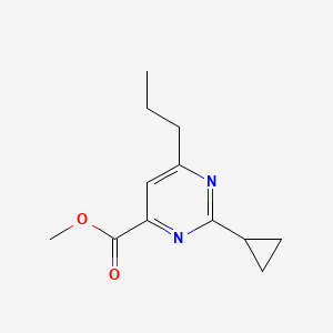 Methyl 2-cyclopropyl-6-propylpyrimidine-4-carboxylate