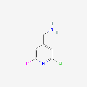 (2-Chloro-6-iodopyridin-4-YL)methylamine