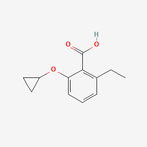 2-Cyclopropoxy-6-ethylbenzoic acid