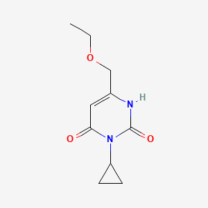 3-Cyclopropyl-6-(ethoxymethyl)-1,2,3,4-tetrahydropyrimidine-2,4-dione