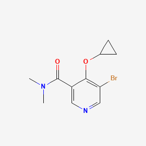 5-Bromo-4-cyclopropoxy-N,N-dimethylnicotinamide