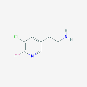 2-(5-Chloro-6-fluoropyridin-3-YL)ethanamine